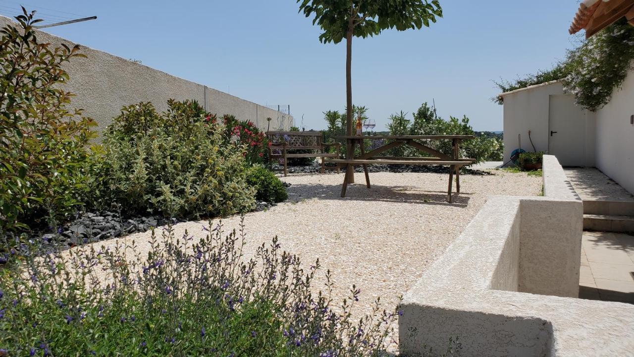 'Au Coeur Des Vignes' - Private Apartment & Garden Magalas Екстер'єр фото